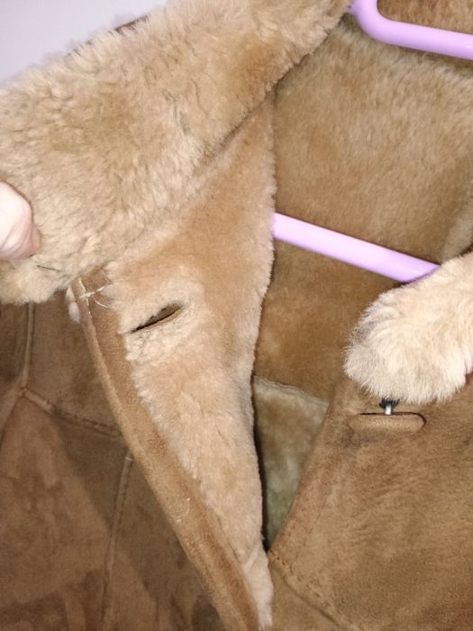 Kożuch damski skórzany