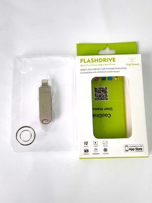 Pen Drive 64GB USB 3.0 e Iphone - Nova