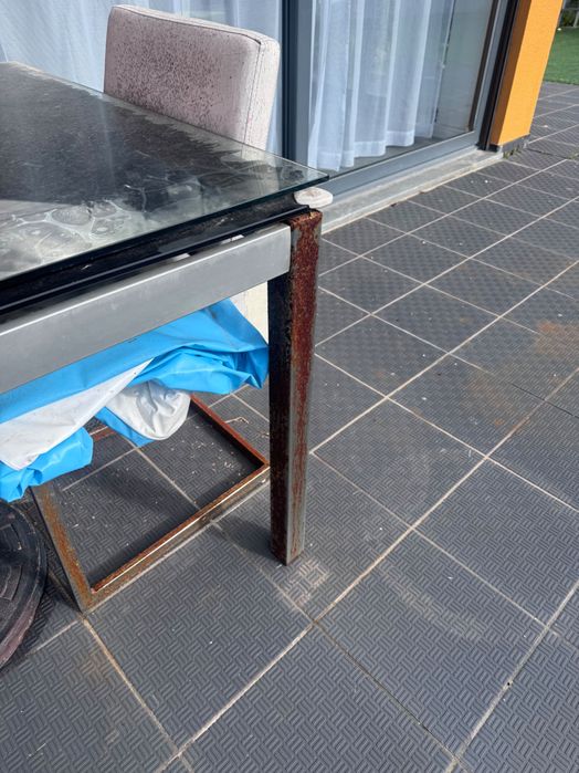 Mesa cozinha vidro extensível