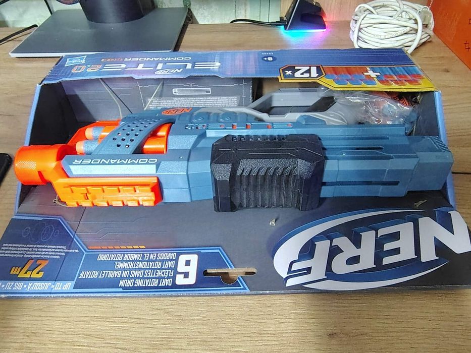 Дитячий іграшковий пістолет Nerf Elite 2.0 Commander RD-6