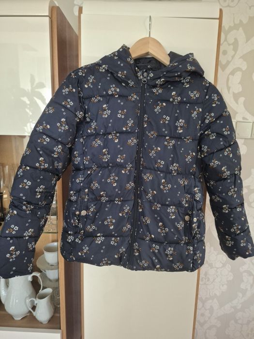 Kurtka zimowa dziewczęca granatowa Mango 152cm 12lat
