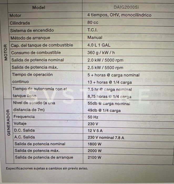 Инверторный генератор DAEWOO DAIG 2000Si (2,5 кВт)