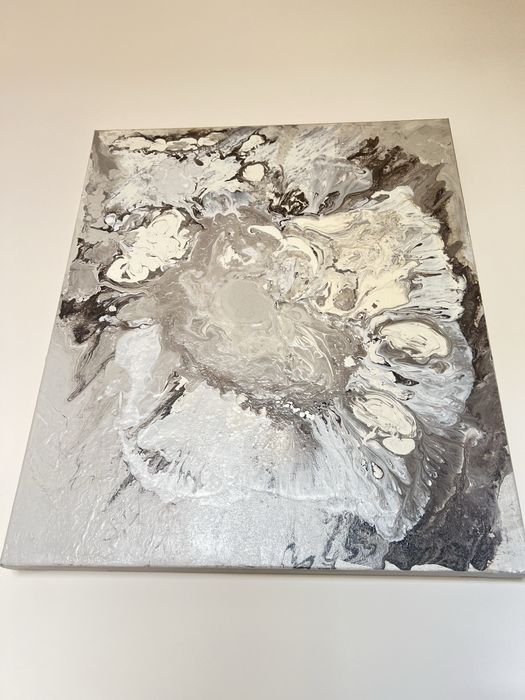 Tela acrilica abstrata 60*70cm