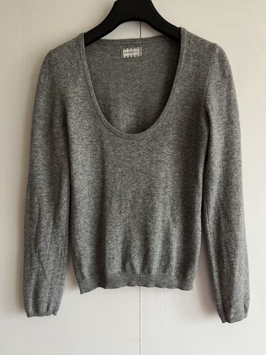 Sweterek Rivamonti włoski wełna jedwab alpaka