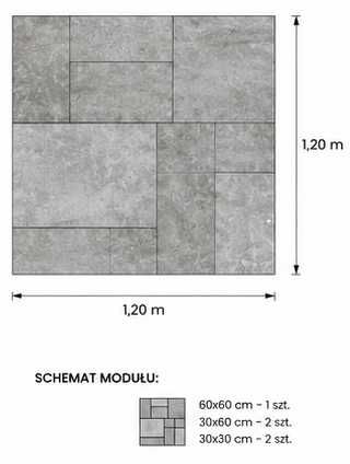 Płyta Tarasowa Burlington Blue 2cm PatioPack 18,36m2 1099zł Gat1 20mm