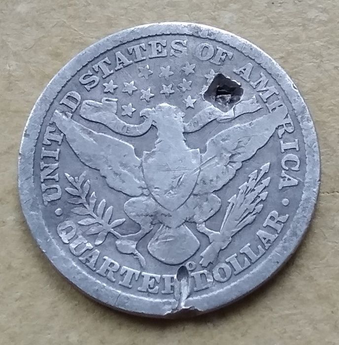 США ¼ доллара 1894 г О