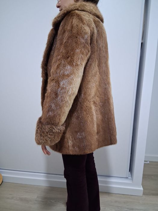 Casaco vison pele animal verdadeiro