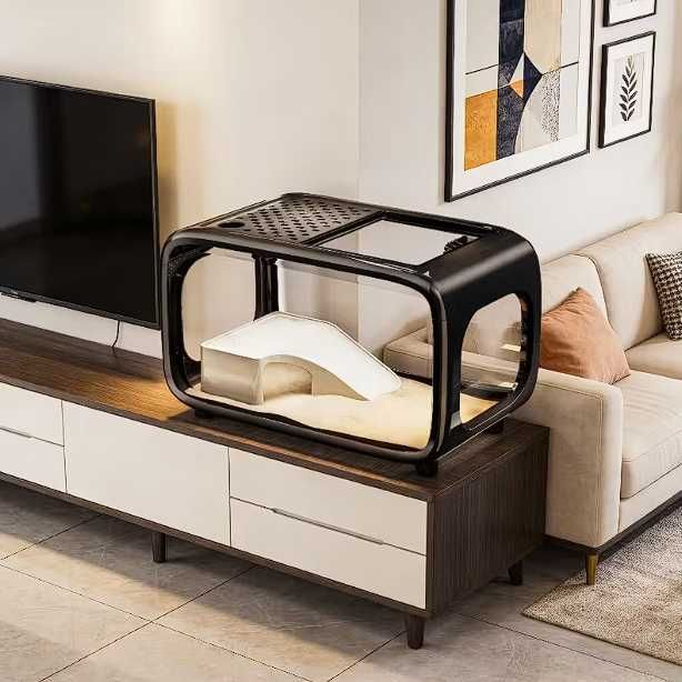 Новый панорамный аквариум / террариум.