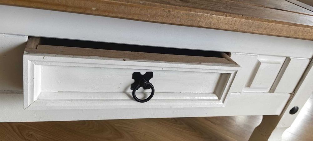 Stylowa ława, stolik kolonialny