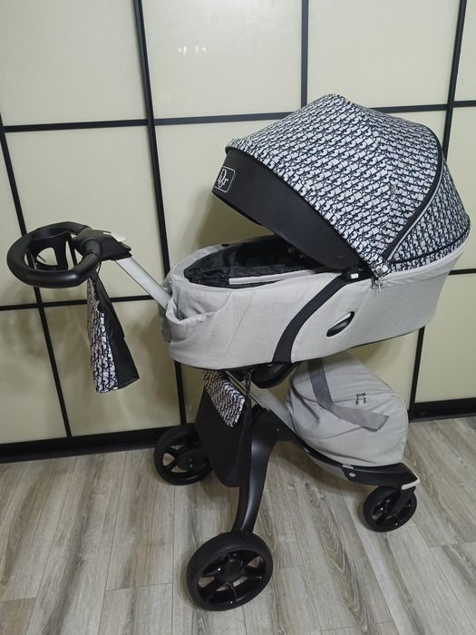 Як нова! Коляска Stokke Xplory V6 2в1 Dior повний комплект