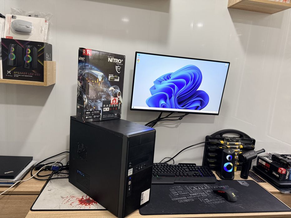 Ігровий Компьютер Системний блок і5+16ddr4+SSD 256+AMD RX 570 Saphire