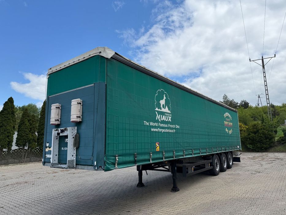 Schmitz Cargobull Firanka* Standart MULDA* Osie SCHMITZ* RAMA JAK NOWA* KOSZ NA 2 KOŁA* Z Francji  Firanka* Standart z Regulowanym Dachem* Osie SCHMITZ* 2x OŚ PODNOSZONA