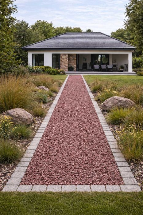 Czerwony grys VANGA 16-22mm, gryz ozdobny