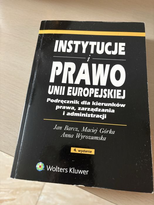 Podręcznik instytucje i prawo unii europejskiej