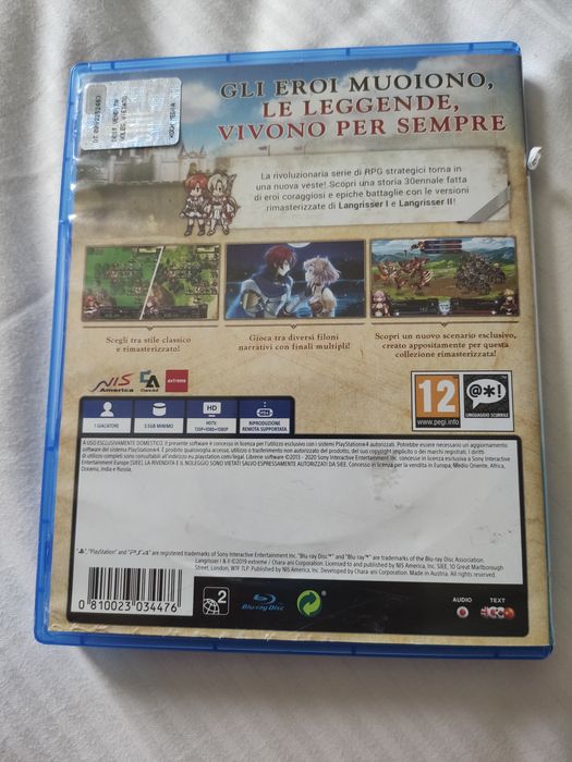 Langrisser 1 & 2 PS4
