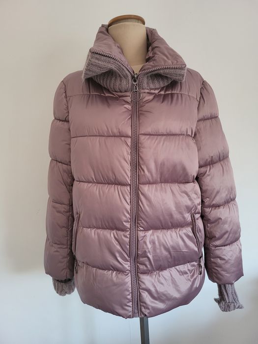 Ciepła wrzosowa kurtka