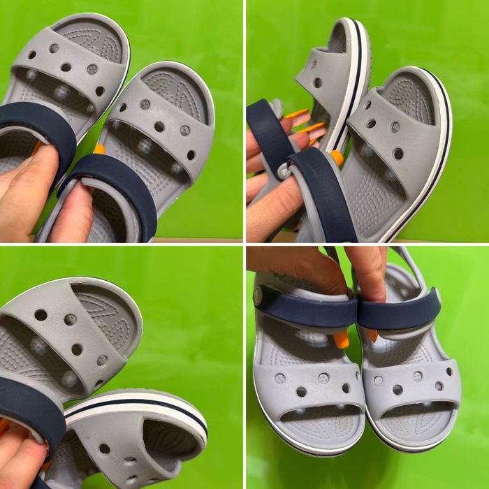 ‼️ сандалі Crocs C 8 25 р босоніжки  сланці шузи аквашузи крокси