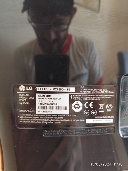 Monitor TV LG Led full hd 1080p 21,5 polegadas