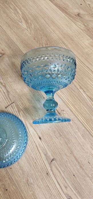 Bomboniera romby guziki cukiernica  Ząbkowice  PRL vintage