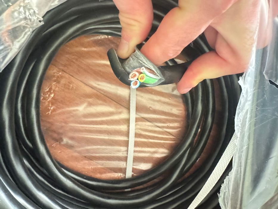 Кабель для зарядки електромобіля 16А-40А 3G*2.5-6.0mm+1*0.5mm