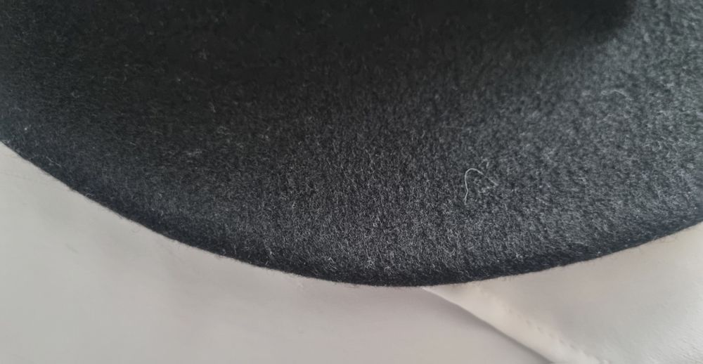 Kapelusz wełniany czarny