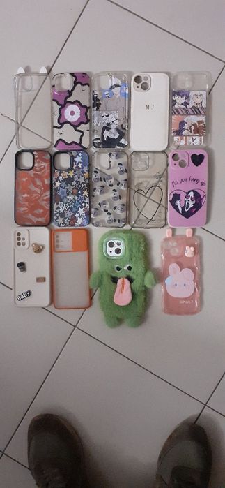 Capas para telemóveis.