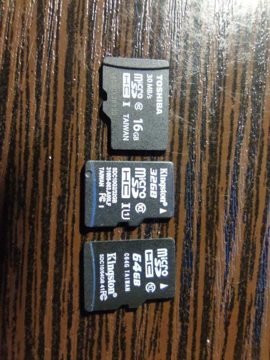 Карты памяти microSDHC