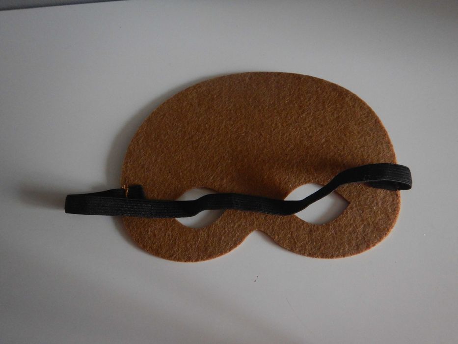 Maska na gumkę przebranie karnawał super bohater