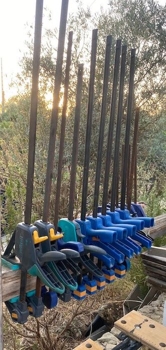 Conjunto de grampos p/ carpinteiro