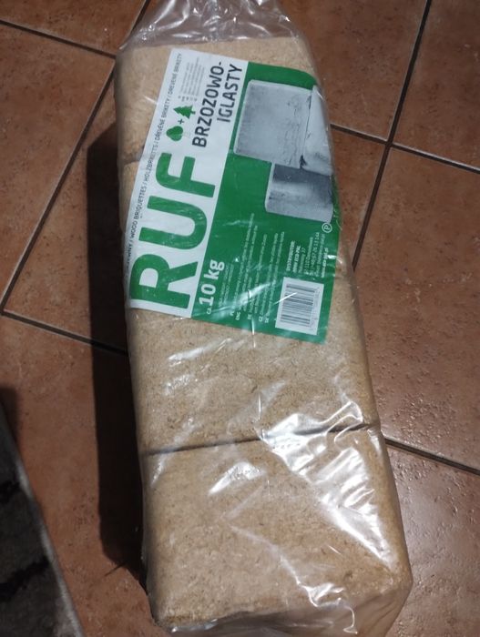 Kostka Ruf brzozowo iglasty 10 kg opakowanie ,12 kostek