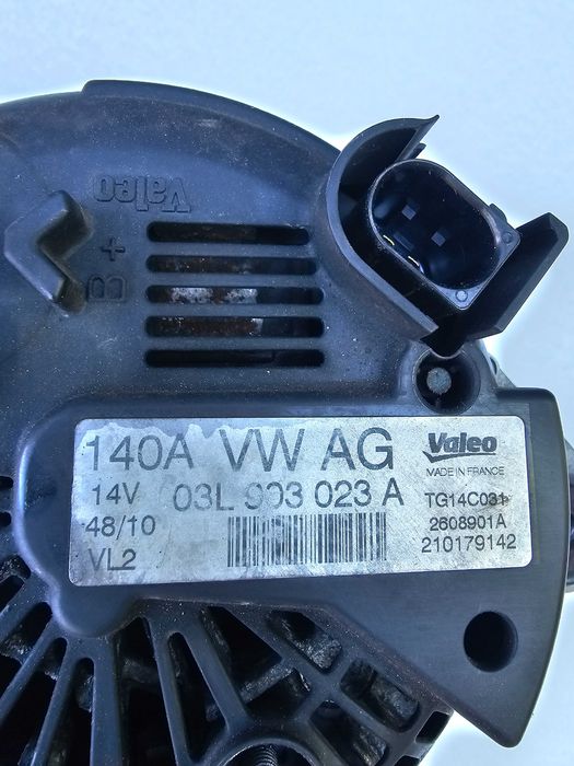 Alternator Vw Seat Audi kod SAilnika CFF 140 Amper