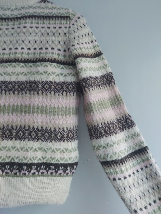 Mango puszysty miękki sweter z wełna