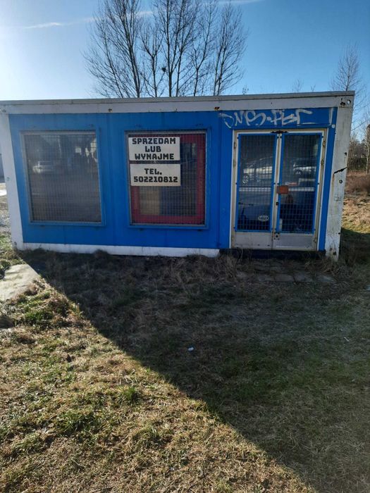 Kontener barak pomieszczenie gospodarcze sklep