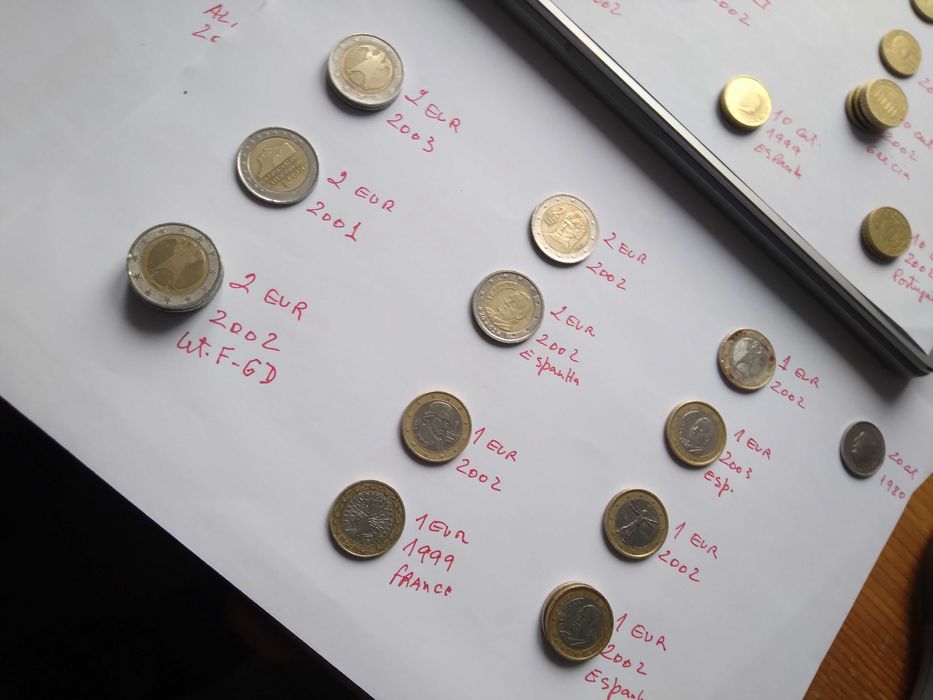 Moedas raras varios paizes