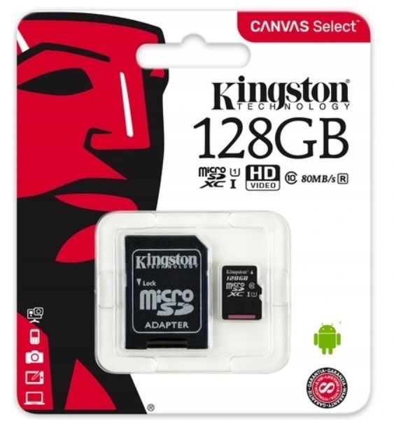 KINGSTON karta pamięci 128 GB