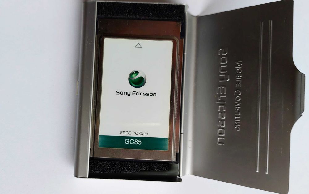 Modem Sony Ericson GC 85 GPRS/EDGE PCMCIA retro laptop PC
