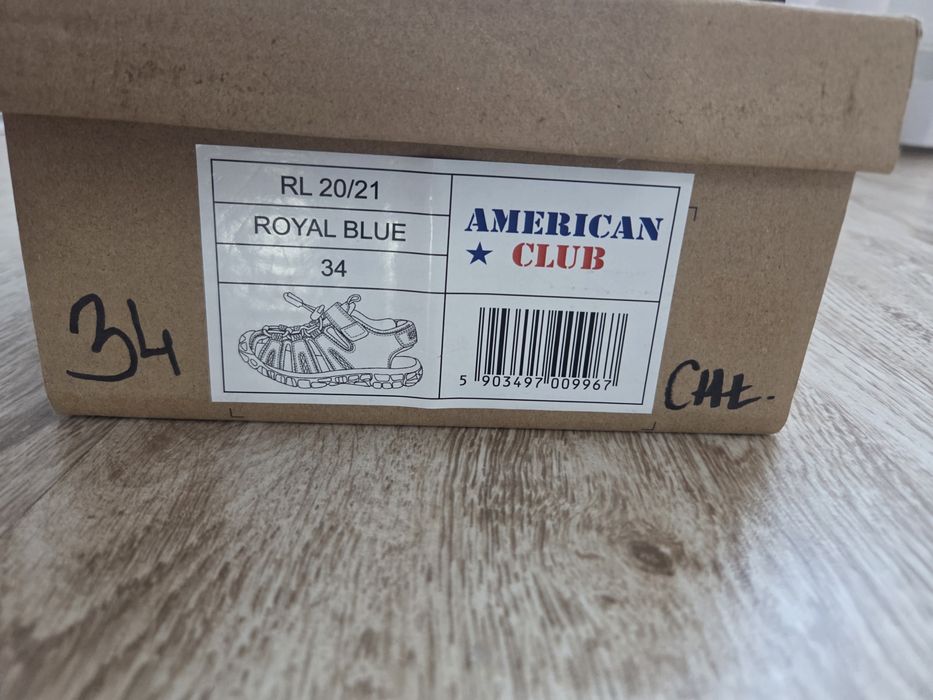 Sandały r34 Nowe American Club