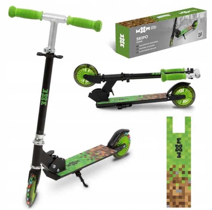 Hulajnoga dziecięca świecąca KIDWELL WXM SKIPO koła LED do 50 kg