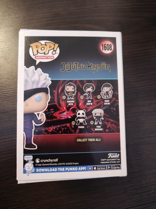 Figurka Funko pop Satoru Gojo 1608 jujutsu kaisen limited edition