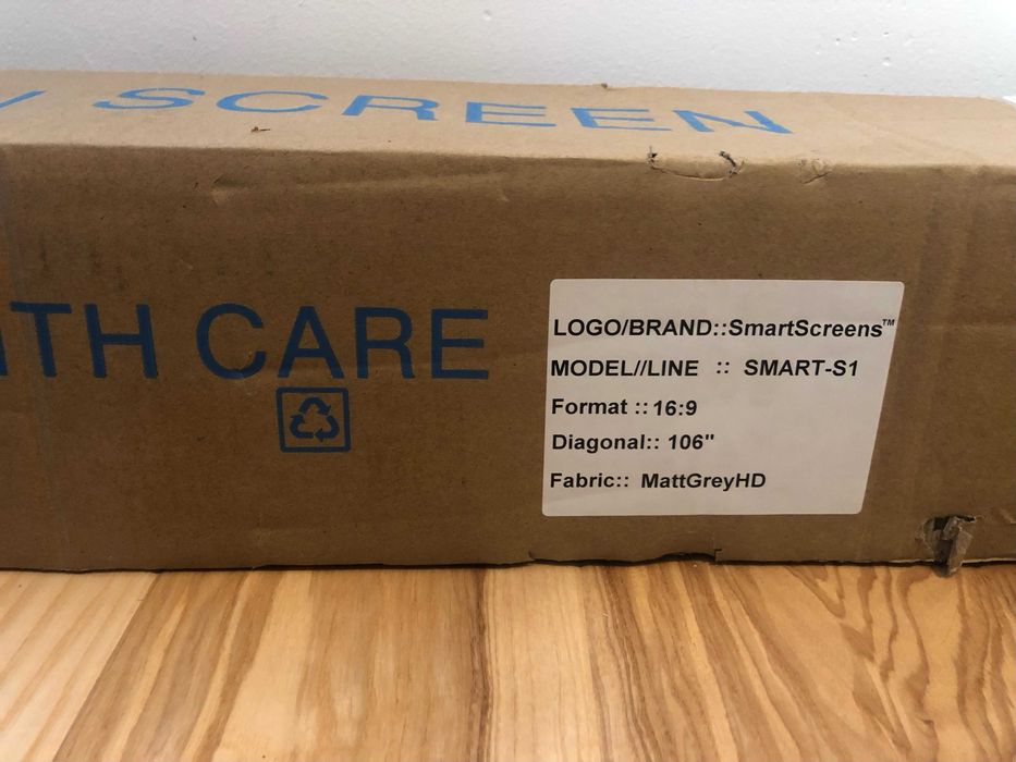 Ekran Smart-S1 / 235x130 / 16:9 / 106" / Matt Grey HD Kraftmann