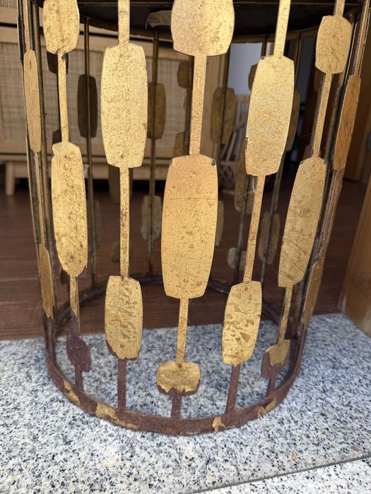 Mesa de apoio tampo em vidro