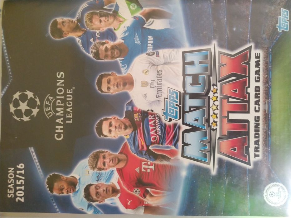 Komplet kart topps match attax