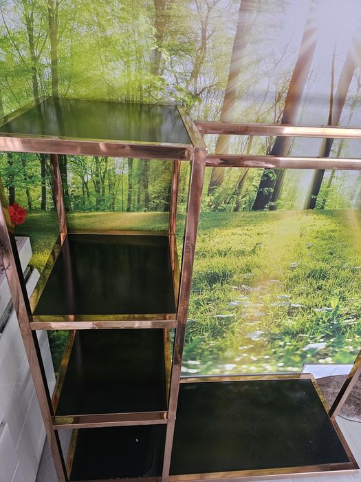 Regał do butiku glamour półki