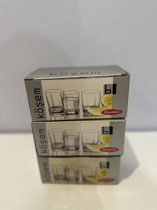 Рюмки стаканы тарелки глубокие глина вск новое в упаковке