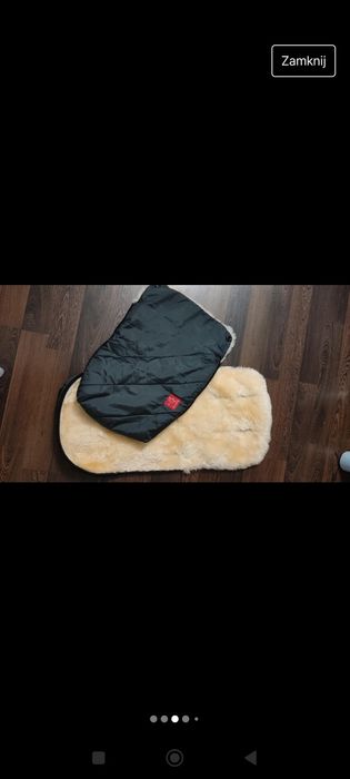 Zimowy śpiworek kaiser  paat . Skóra jagnięca ma sanki , do wózka