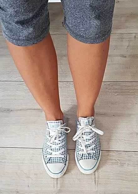 Converse trampki w krateczkę 36,5