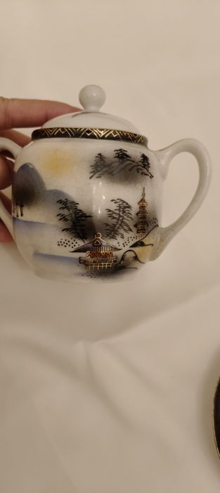 Serviço de café japonês vintage