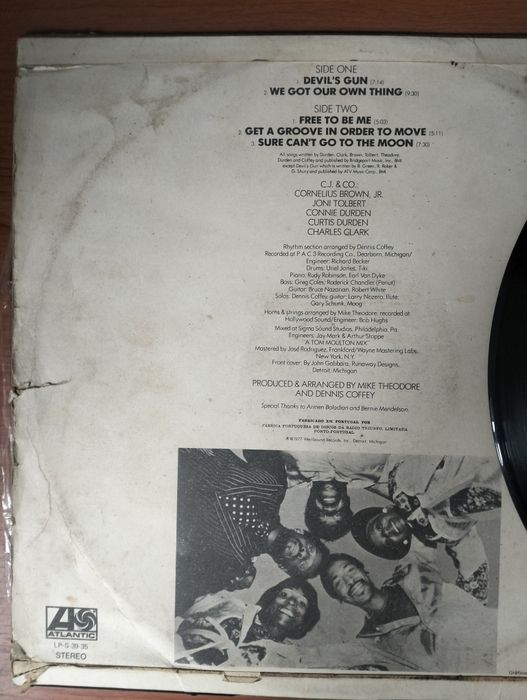 Disco de vinil LP C. J. & Co. - Devil's Gun'