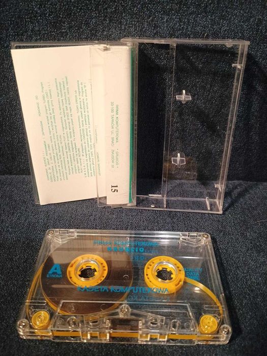 Kaseta Commodore 64 GRUBCIO 15 - składanka gier