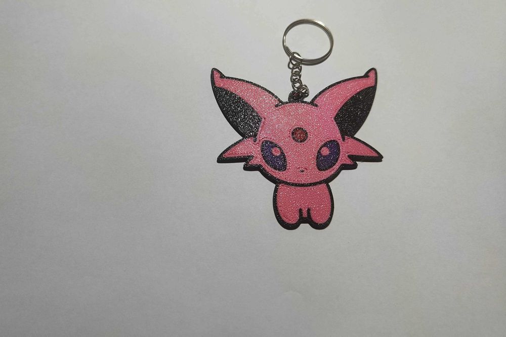 Pack 9 Chaveiros Pokémon – Eevee + Evoluções – Impressão 3D – Novo